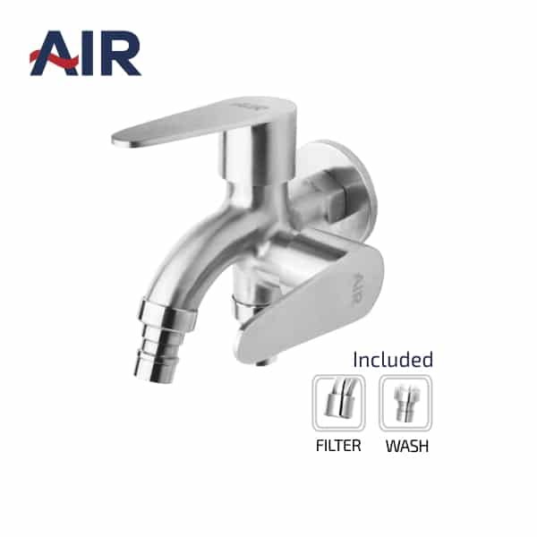 AIR Kran Double/ Double Faucet D 5K SS